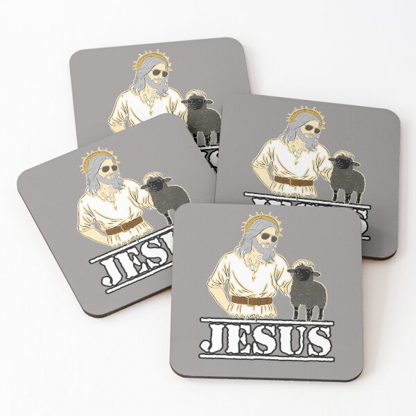 Item preview, Jesus​ with​ black​ sheep​ designed and sold by DigitalArtTK.