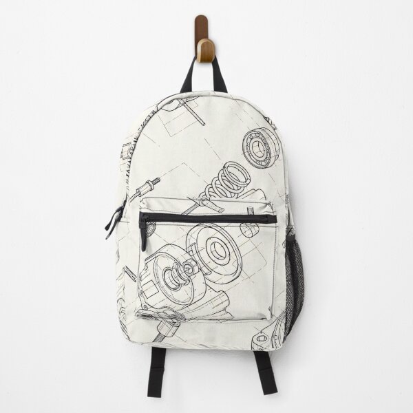 Item preview, Mechanical Exploded Blueprint designed and sold by Kaleidoscope Print.