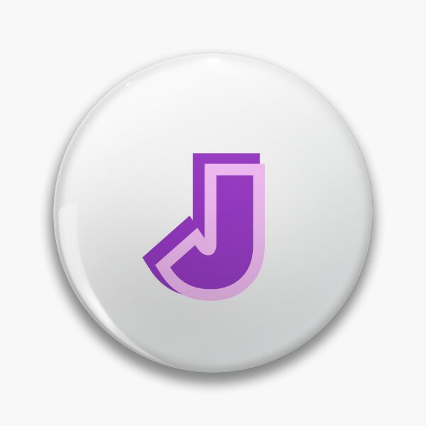 Item preview, Purple J - Classic Stylized Initial Alphabet Letter designed and sold by stickerorange.