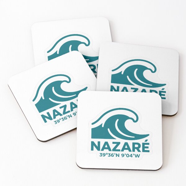 Item preview, Nazaré Big Wave Portugal Surf Badge designed and sold by vivaportugalstore.