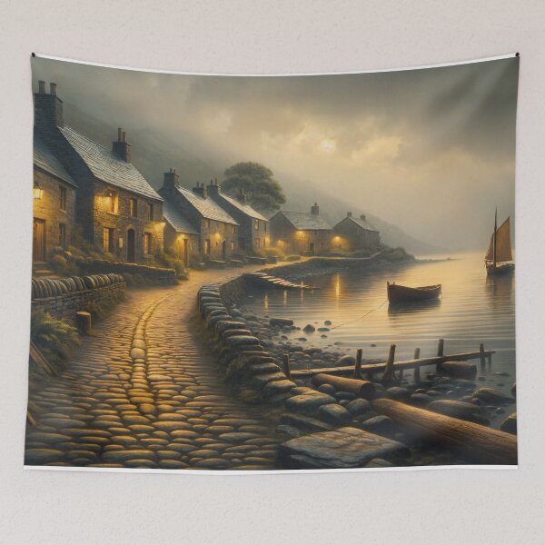 Item preview, Fog over Fishermans Bay designed and sold by Undersea Ai Art.