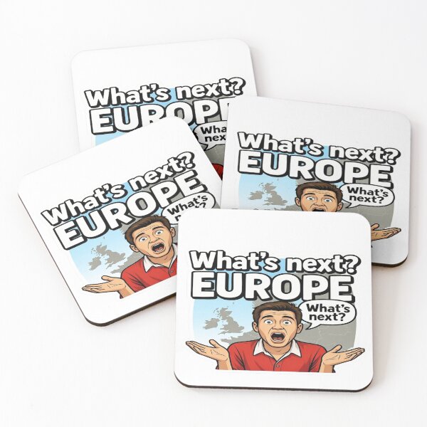 Item preview, What’s Next? EUROPE – Funny Travel Adventure T-Shirt & Sticker Design designed and sold by Sushikidsntod.