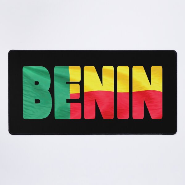 Item preview, BENIN - Flag Flying in Wind cut to Letters Souvenir Sticker Shirt T-Shirt designed and sold by Adam Gormley.