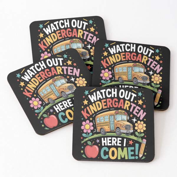 Item preview, Kindergarten Watch Out Here I Come Pencil designed and sold by TheRetroStyle.