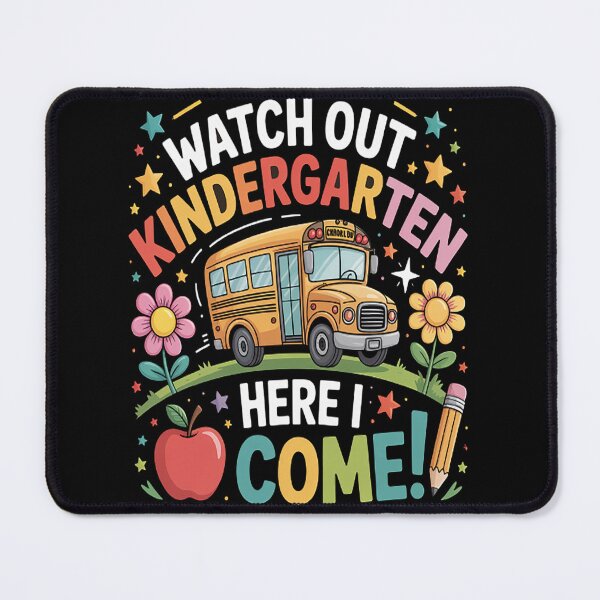 Item preview, Kindergarten Watch Out Here I Come Pencil designed and sold by TheRetroStyle.