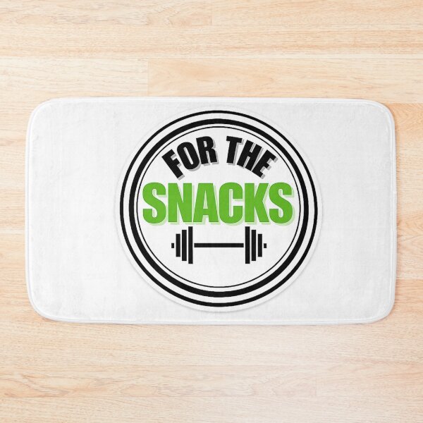 Item preview, For The Snacks - Funny Gym Motivation T-Shirt designed and sold by RelateAndTee.