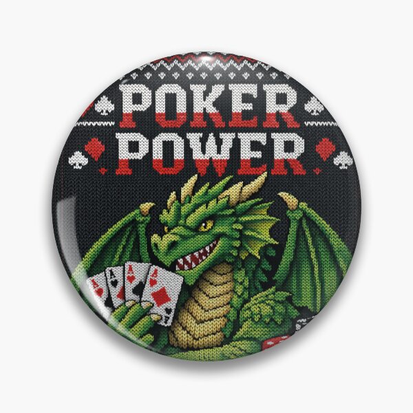 Item preview, Poker Power Dragon – Fantasy card game in an ugly Christmas sweater look designed and sold by Mauswohn.