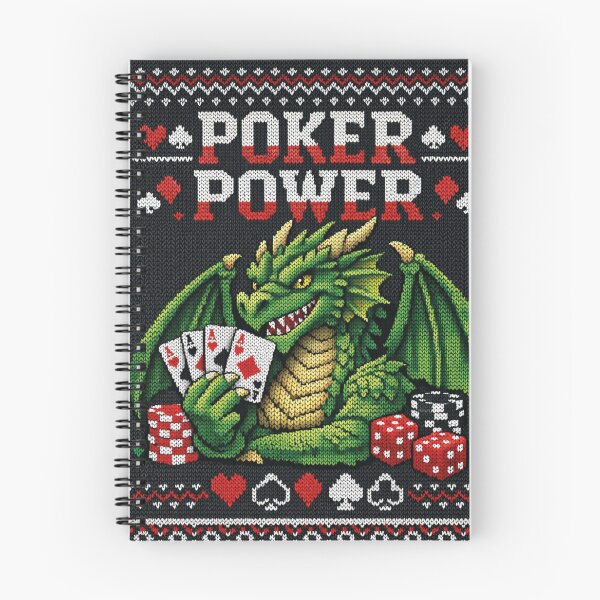 Item preview, Poker Power Dragon – Fantasy card game in an ugly Christmas sweater look designed and sold by Mauswohn.