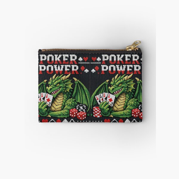 Item preview, Poker Power Dragon – Fantasy card game in an ugly Christmas sweater look designed and sold by Mauswohn.