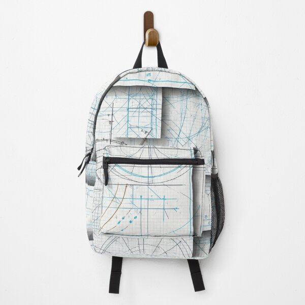Item preview, Layered Blueprint Collage designed and sold by Kaleidoscope Print.