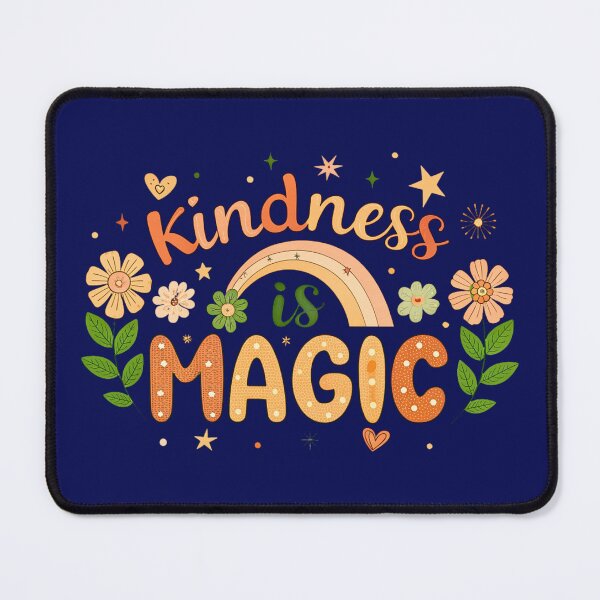 Item preview, Kindness Is Magic – Cute Rainbow Floral Positive Quote Design designed and sold by A1MarketDesigne.