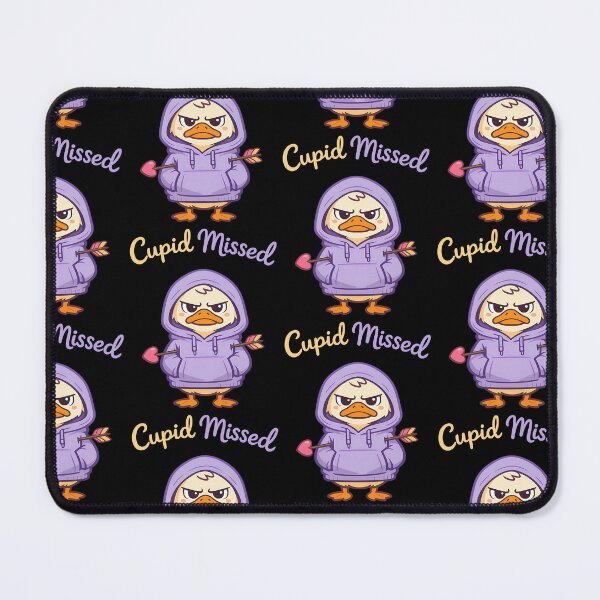 Item preview, Cupid Missed Funny Valentine Duck Design designed and sold by TeeTimeTreasure.