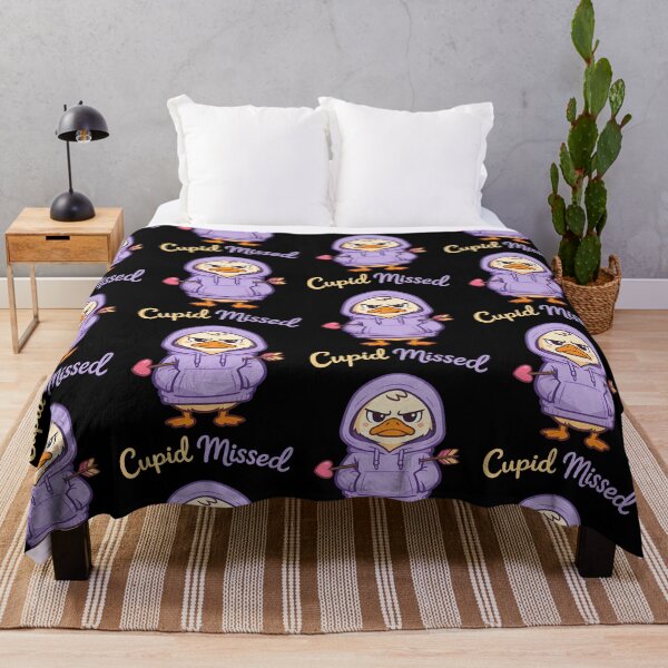 Item preview, Cupid Missed Funny Valentine Duck Design designed and sold by TeeTimeTreasure.