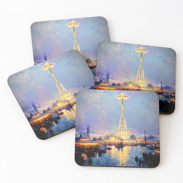 Item preview, Seattle World's Fair Space Needle Sunset designed and sold by IslandIncident.