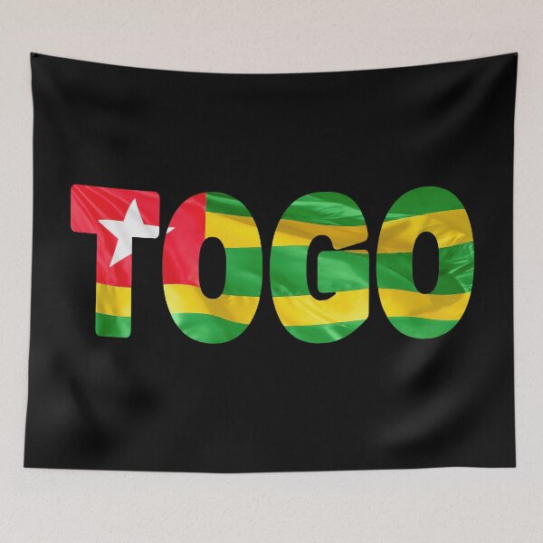 Item preview, TOGO - Flag Flying in Wind cut to Letters Souvenir Sticker Shirt T-Shirt designed and sold by Adam Gormley.