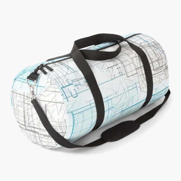 Item preview, Cyan Blueprint Gridwork designed and sold by Kaleidoscope Print.