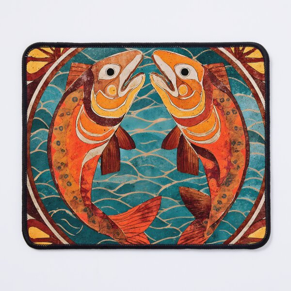 Item preview, Dual Salmon Harmony designed and sold by IslandIncident.