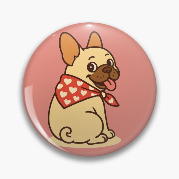 Item preview, French Bulldog Valentine Illustration – Modern Dog Art   designed and sold by Aloloco.