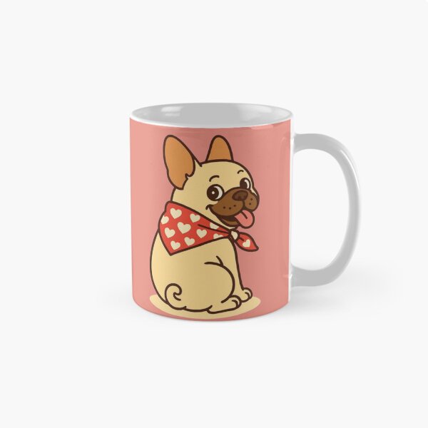 Item preview, French Bulldog Valentine Illustration – Modern Dog Art   designed and sold by Aloloco.