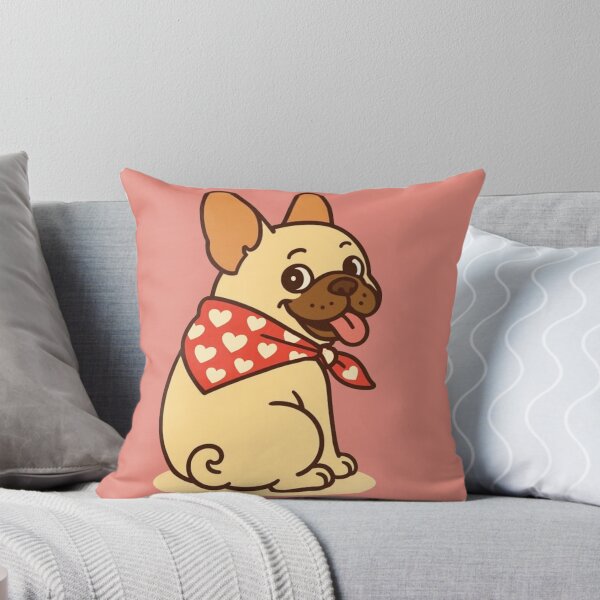 Item preview, French Bulldog Valentine Illustration – Modern Dog Art   designed and sold by Aloloco.