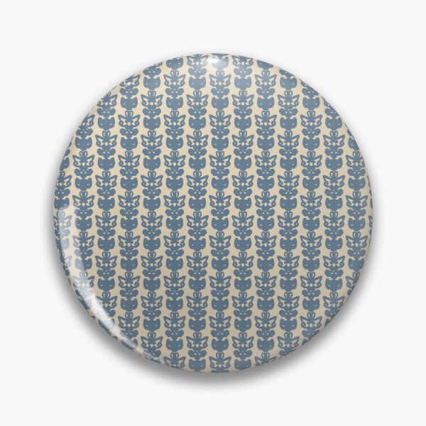 Item preview, English Country Cottage Petite Willoughby Pattern in Washed Indigo and Flax designed and sold by kierkegaard.
