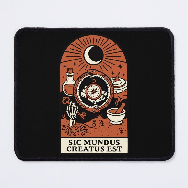 Item preview, Occult Compass – “Sic Mundus Creatus Est” Latin Magic Art designed and sold by DesignedByMarty.