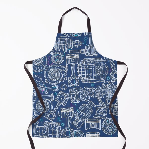 Item preview, Engine Blueprint Pattern designed and sold by Kaleidoscope Print.