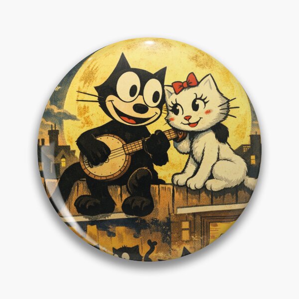 Item preview, Feline Follies Vintage Cartoon – Classic cat illustration in retro style designed and sold by Mauswohn.