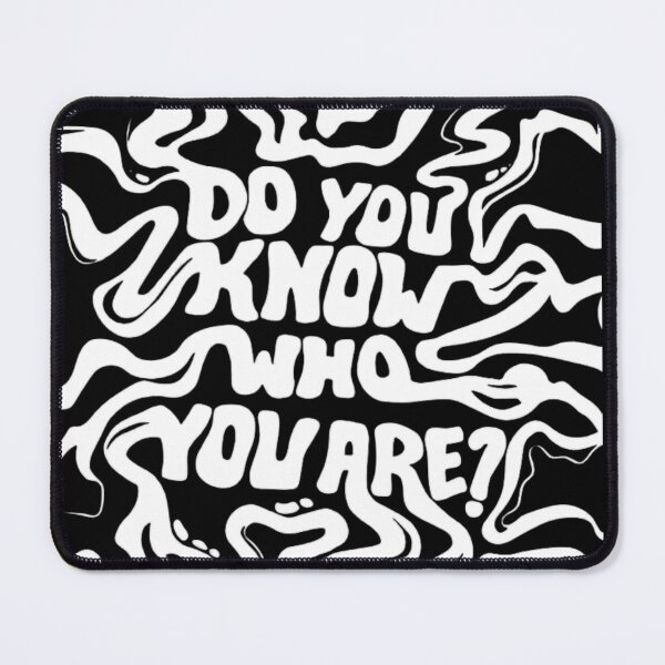 Item preview, Do You Know Who You Are Typography Art designed and sold by FloraMyst.