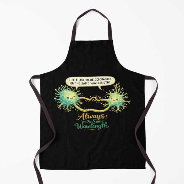Item preview, Always on the Same Wavelength – Talking Neurons (Transparent Background) designed and sold by Tadeusz1.