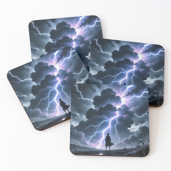 Item preview, Artistic view of a thunderstorms with lighting.  designed and sold by Nomad-Maynard.