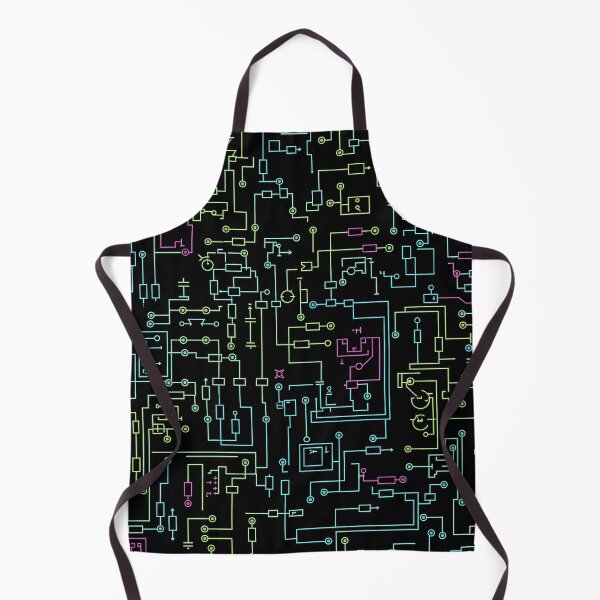 Item preview, Neon Circuit Schematic designed and sold by Kaleidoscope Print.