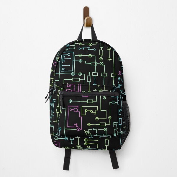 Item preview, Neon Circuit Schematic designed and sold by Kaleidoscope Print.