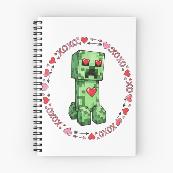 Item preview, Cute Minecraft Creeper Valentine designed and sold by LyssasMindArt.