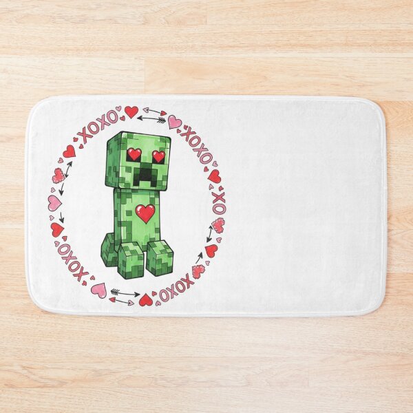 Item preview, Cute Minecraft Creeper Valentine designed and sold by LyssasMindArt.