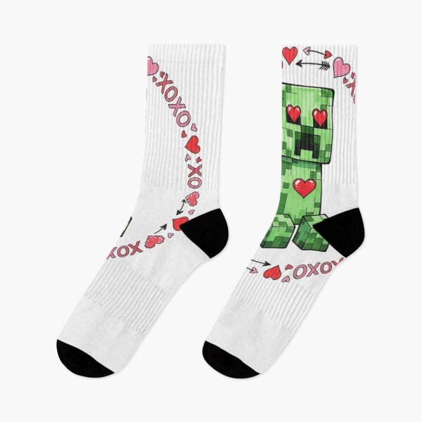 Item preview, Cute Minecraft Creeper Valentine designed and sold by LyssasMindArt.