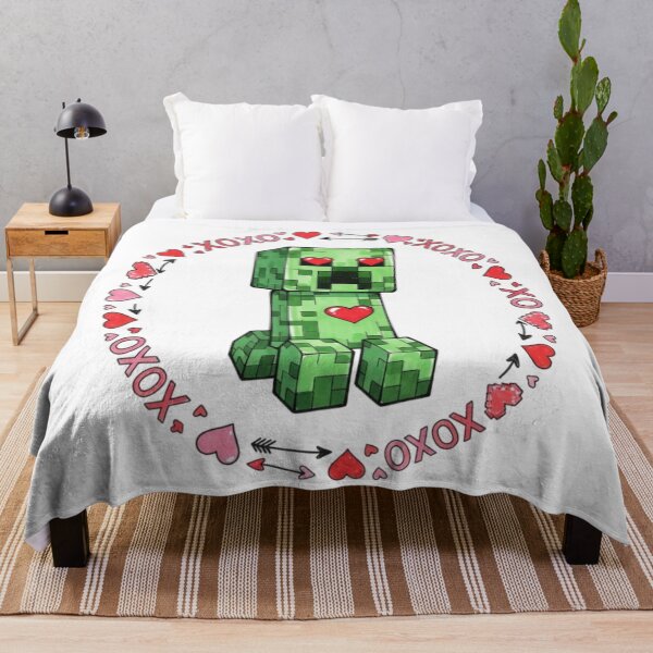 Item preview, Cute Minecraft Creeper Valentine designed and sold by LyssasMindArt.