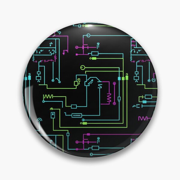 Item preview, Neon Circuit Pattern designed and sold by Kaleidoscope Print.