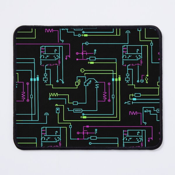 Item preview, Neon Circuit Pattern designed and sold by Kaleidoscope Print.