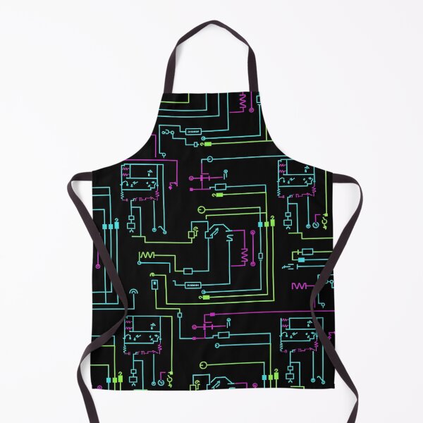 Item preview, Neon Circuit Pattern designed and sold by Kaleidoscope Print.