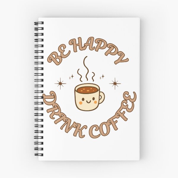 Item preview, Be Happy Drink Coffee Typograhy Qoute designed and sold by hazem22079.
