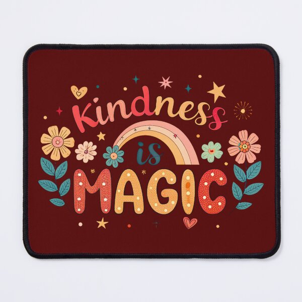 Item preview, Kindness Is Magic – Colorful Rainbow Floral Cute Quote Design designed and sold by A1MarketDesigne.