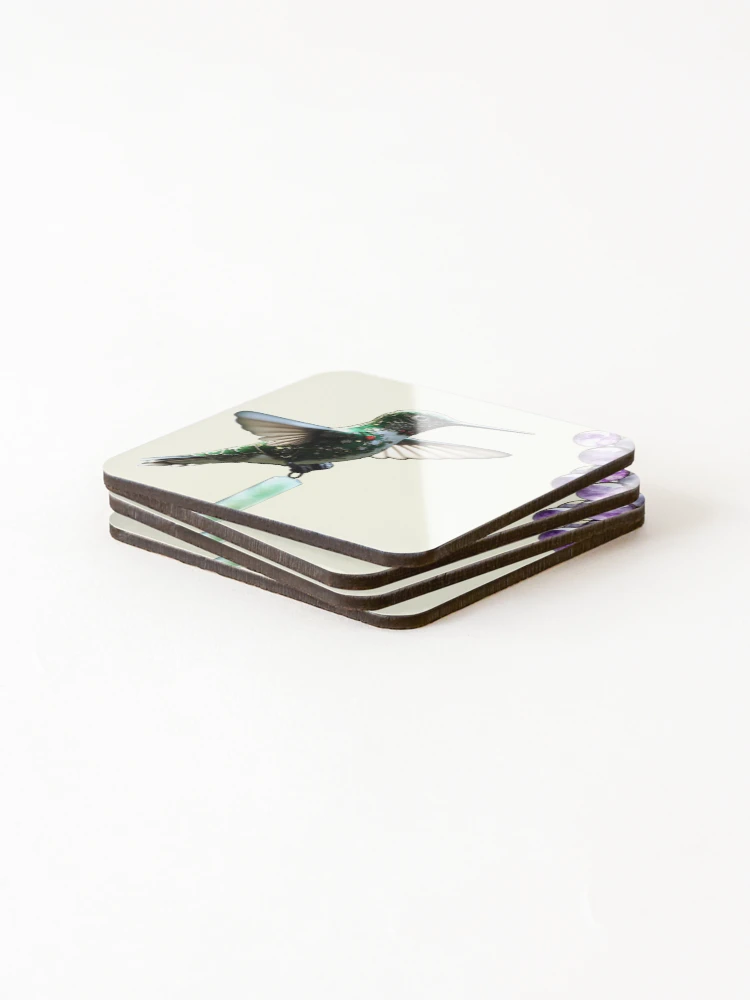 Thumbnail 4 of 5, Coasters (Set of 4), Hummingbird designed and sold by Creative Visualize.