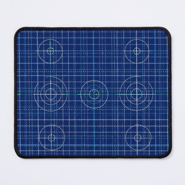 Item preview, Blueprint Target Circles designed and sold by Kaleidoscope Print.