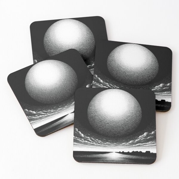 Item preview, II Midnight Pointillism Abstraction (No.02) designed and sold by Form Finding Design.