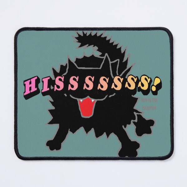 Item preview, HISSSS! – Comic Style Black Cat designed and sold by nanaronnicoron.