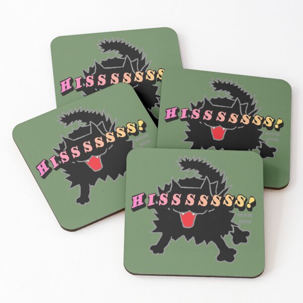 Item preview, HISSSS! – Comic Style Black Cat designed and sold by nanaronnicoron.