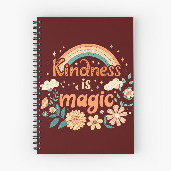 Item preview, Kindness Is Magic Cute Floral Rainbow Illustration designed and sold by A1MarketDesigne.