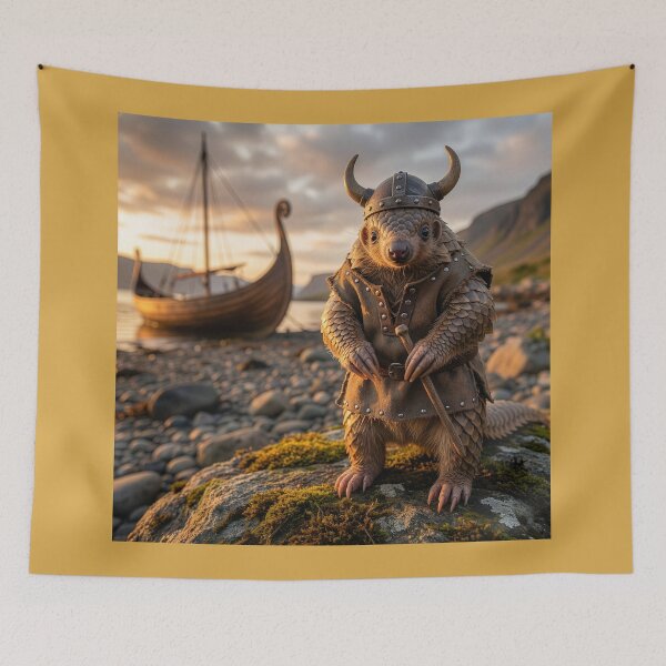 Item preview, Pangolin Viking Has Arrived on These Shores designed and sold by Tridentulus.