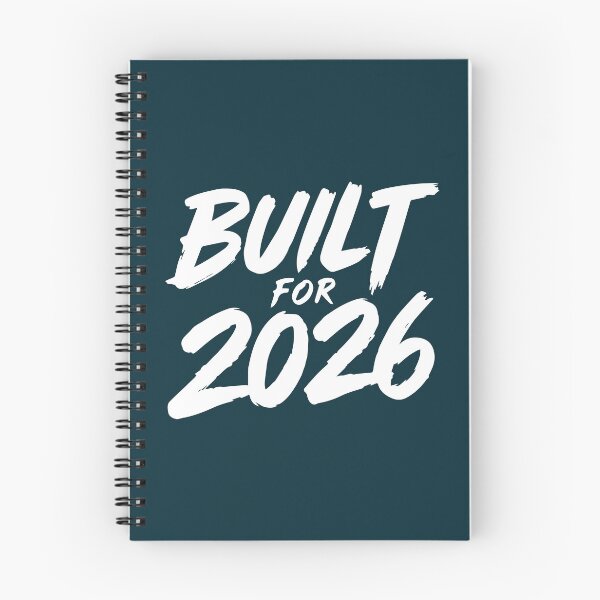 Item preview, Built for 2026 Typography Design designed and sold by DavidTeeStudio.